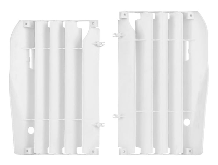 Polisport Honda CRF250R White Radiator Louvres