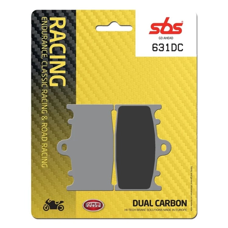 SBS Dual Carbon Racing Front Brake Pads - 631DC