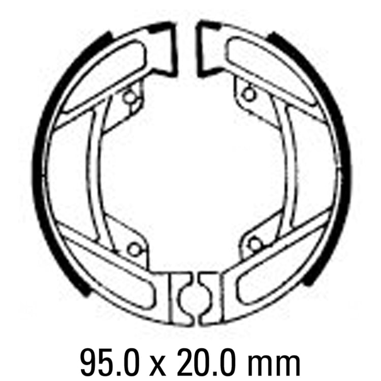 Ferodo FSB754 Brake Shoe Set