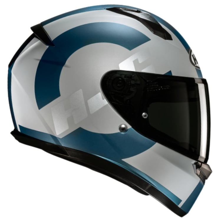Full Face Motorcycle Helmet HJC C10 Tez  ACU Gold Approved, Red, With  Pinlock Ready Visor Advanced Polycarbonate Shell Helmet