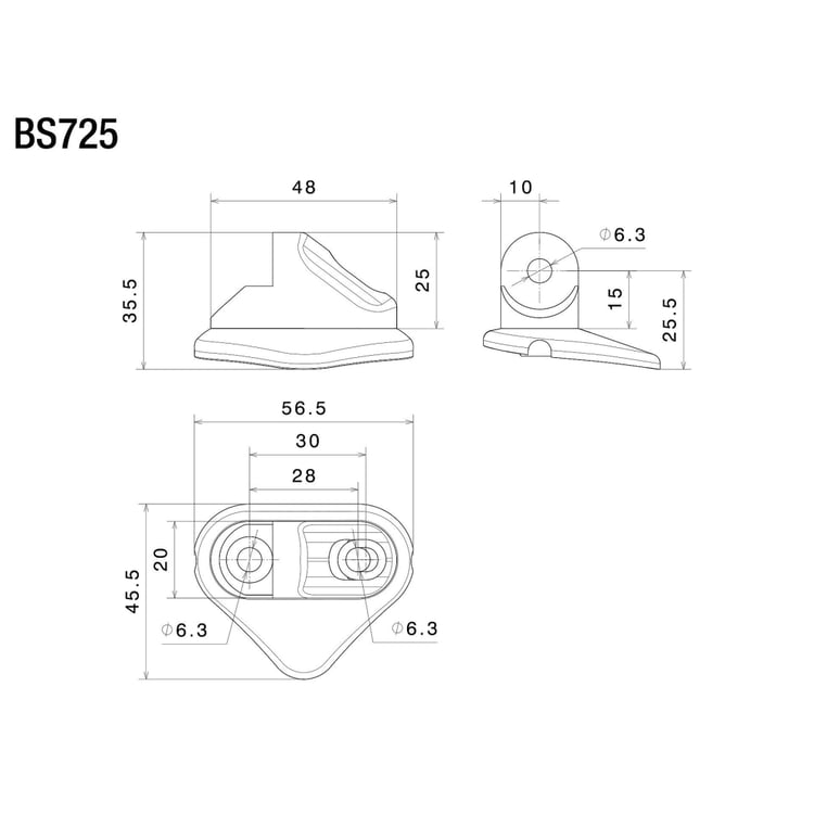 Rizoma BS725B Single Mirror Adapter