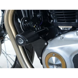 R&G Triumph Bonneville Bobber Black Aero Crash Protectors