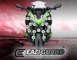 Eazi-Guard Kawasaki Ninja 1000 2017 - 2019 Gloss Paint Protection Film