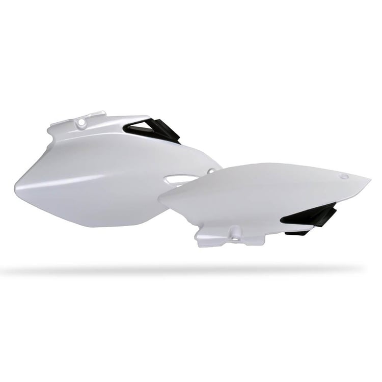 Polisport Yamaha YZ250F/450F 06-09 White Side Covers