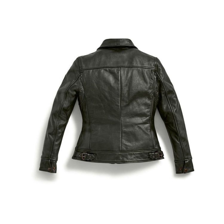 BMW Ladies Engineer Black Leather Jacket