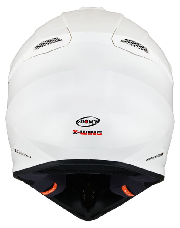 Suomy X-Wing Plain White Helmet