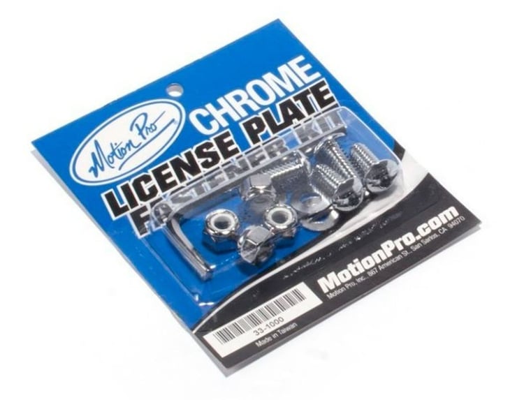 Motion Pro Chrome License Plate Hardware (Packet of 4)
