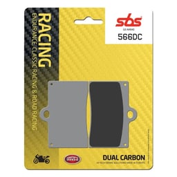 SBS Dual Carbon Racing Front Brake Pads - 566DC