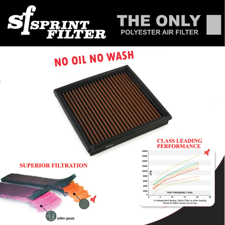 Sprint Filter P08 Ducati Monster 900 / ST2 / ST3 / ST4 / 1000 / SS Air Filter