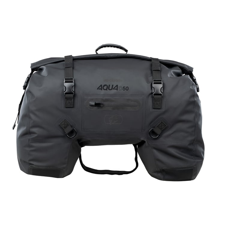 Oxford Aqua D-50 Black Roll Bag