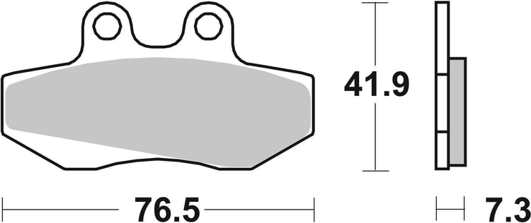 SBS Ceramic Front / Rear Brake Pads - 652HF
