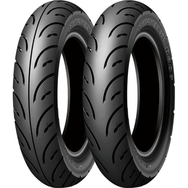 Dunlop D307 90/100-10 Scooter Front/Rear Tyre