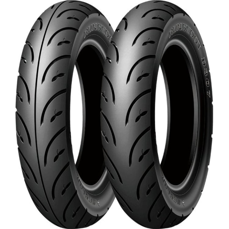 Dunlop D307 90/100-10 Scooter Front or Rear Tyre