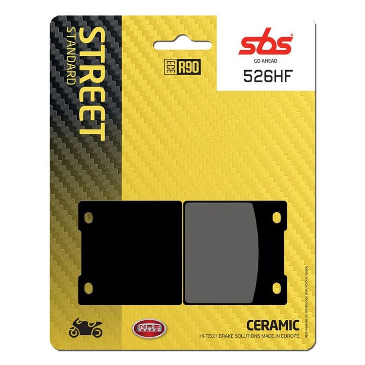 SBS Ceramic Front / Rear Brake Pads - 526HF