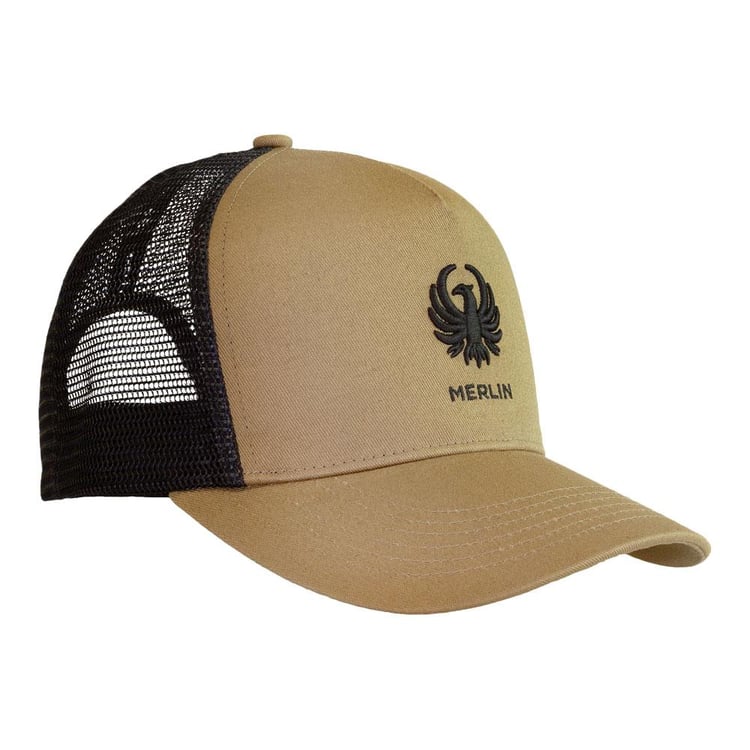 Merlin Trucker Burford Khaki Cap