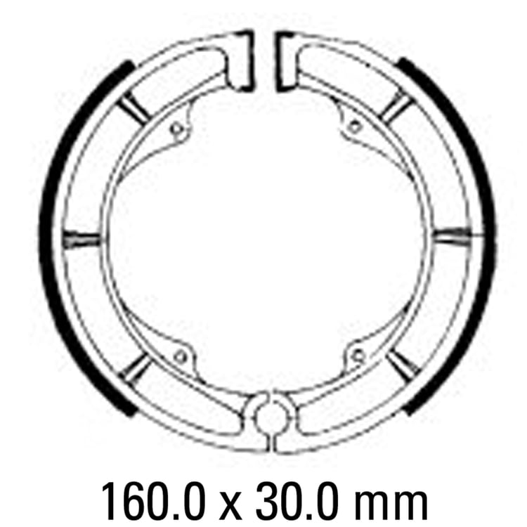 Ferodo FSB725 Brake Shoe Set