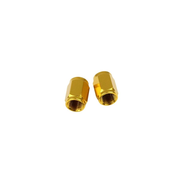 States MX Gold Valve Caps