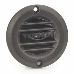 Triumph Bonneville Black Ribbed Clutch Cover