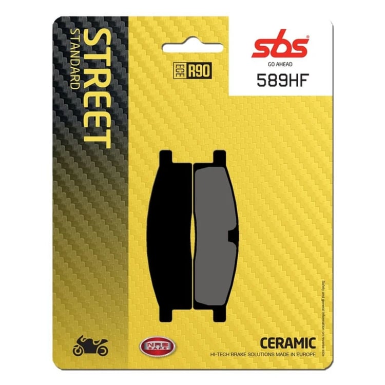 SBS Ceramic Front / Rear Brake Pads - 589HF