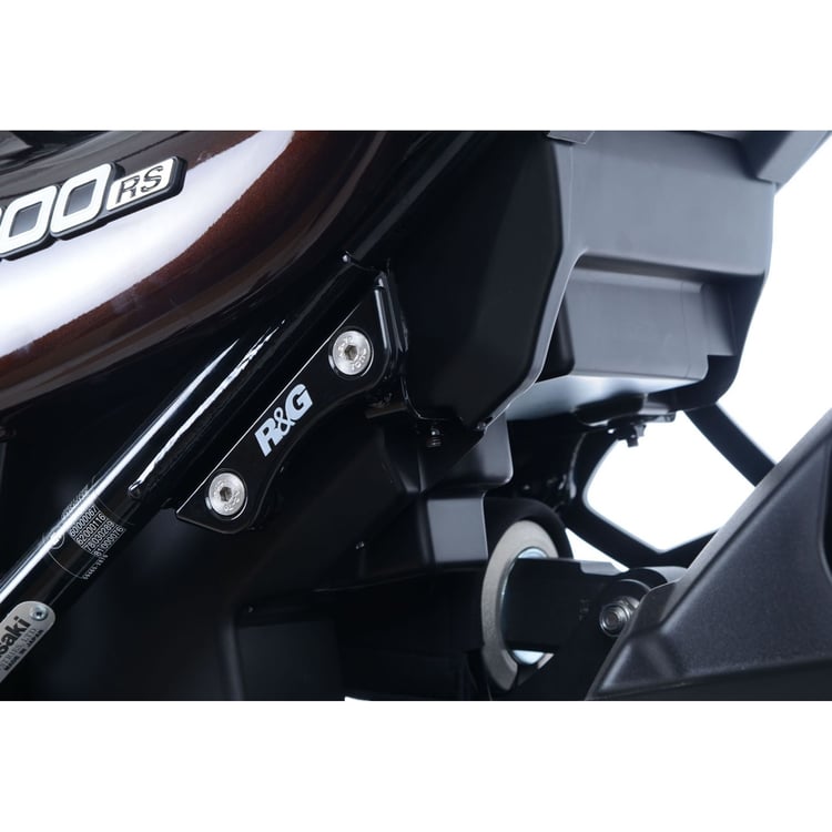 R&G Kawasaki Z900/Z900RS Black Rear Foot Rest Blanking Plates
