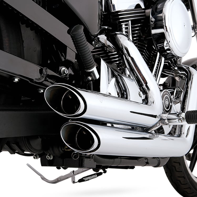 Vance & Hines Shortshots Staggered Sportster 04-13 Chrome Full Exhaust System