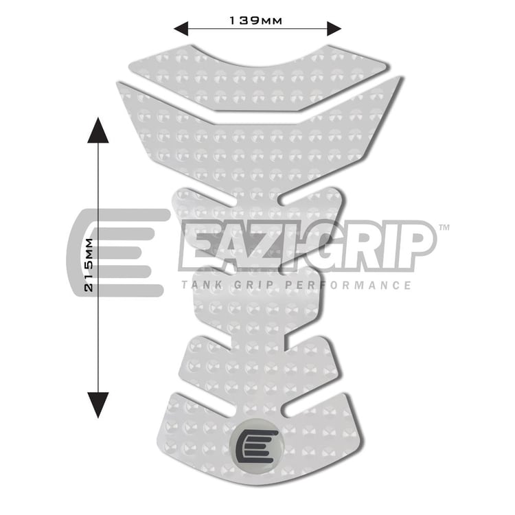 Eazi-Grip EVO D 139mm x 215mm Clear Centre Tank Pad