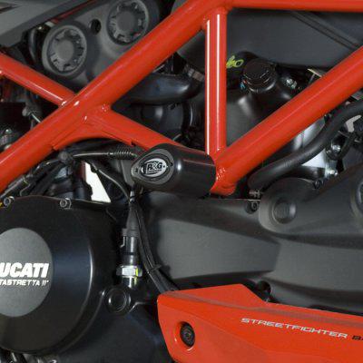 R&G Ducati Streetfighter 848 Black Aero Crash Protectors