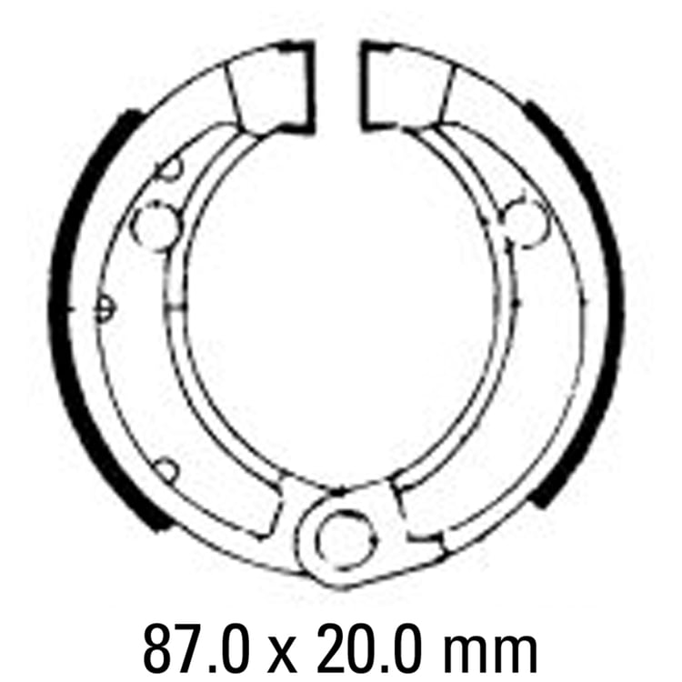 Ferodo FSB753 Brake Shoe Set