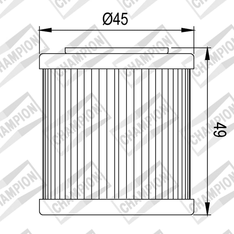 Champion COF082 (182) Oil Filter