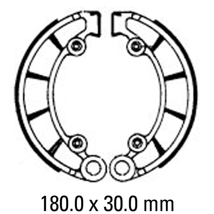 Ferodo FSB741 Brake Shoe Set