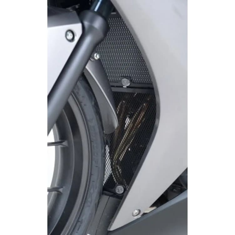 R&G Honda CBR500R 13-15 Black Downpipe Grille