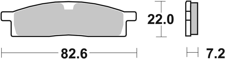 SBS Ceramic Front / Rear Brake Pads - 589HF