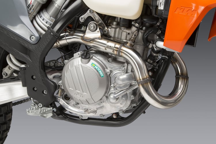 Yoshimura RS-12 KTM 500 EXC-F (2020-2021) / Husqvarna FE 501S (2020-2021) Stainless Full Exhaust/Aluminum Muffler