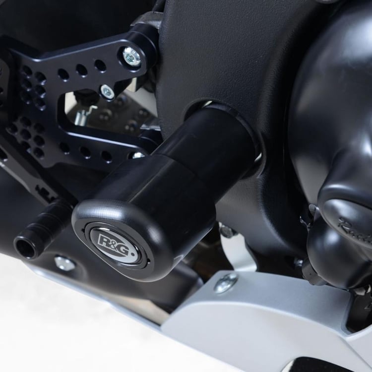 R&G Yamaha YZF-R6 06-20 Lower Rear Black Aero Style Crash Protectors