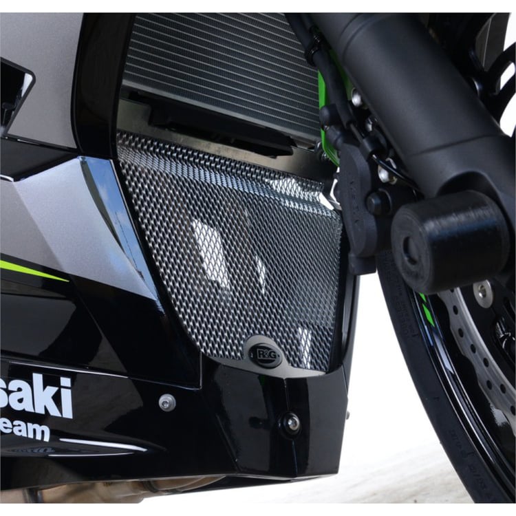 R&G Kawasaki Ninja 250/400 Titanium Downpipe Grille