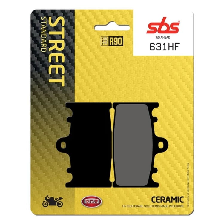 SBS Ceramic Front / Rear Brake Pads - 631HF