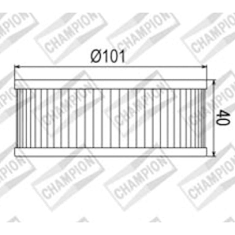 Champion Yamaha COF046 Oil Filter