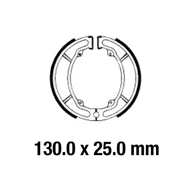 Ferodo FSB841 Brake Shoe Set