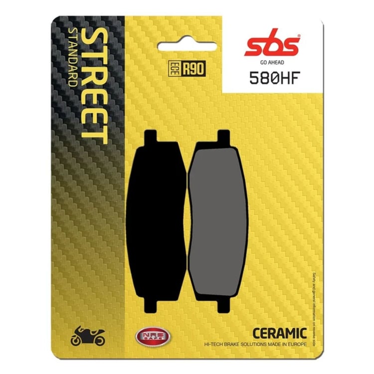 SBS Ceramic Front / Rear Brake Pads - 580HF