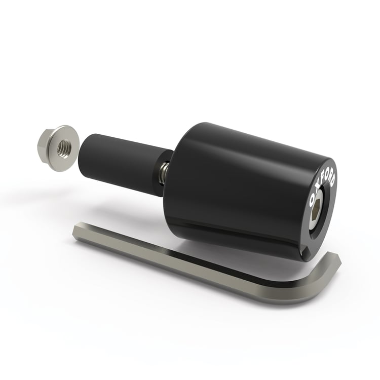 Oxford Black Anodised Handlebar End Weights