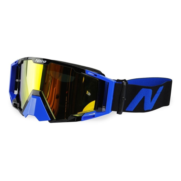 Nitro NV-100 Blue Diamond Blue/Black MX Goggles