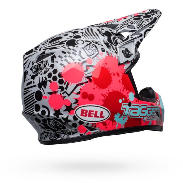 Bell MX-9 MIPS Tagger Splatter Helmet