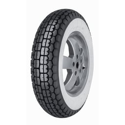 Mitas B13 3.50-8 46J TT 4PR White Wall Front or Rear Tyre