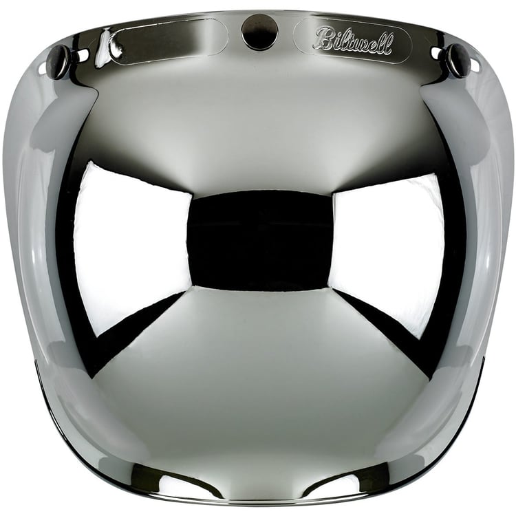 Biltwell Gringo Chrome Mirror Bubble Shield