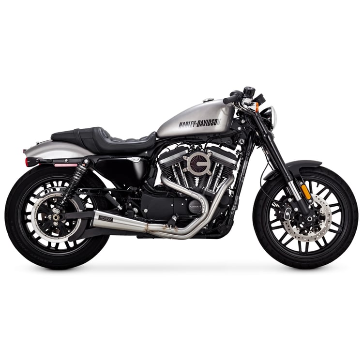 Vance & Hines Sportster 04-20 2-1 Upsweep Stainless Steel Full Exhaust System