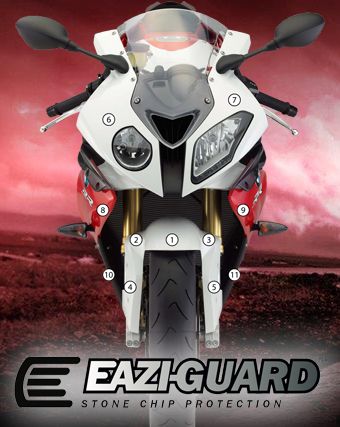 Eazi-Guard BMW S1000RR HP4 2009 - 2014 Gloss Paint Protection Film