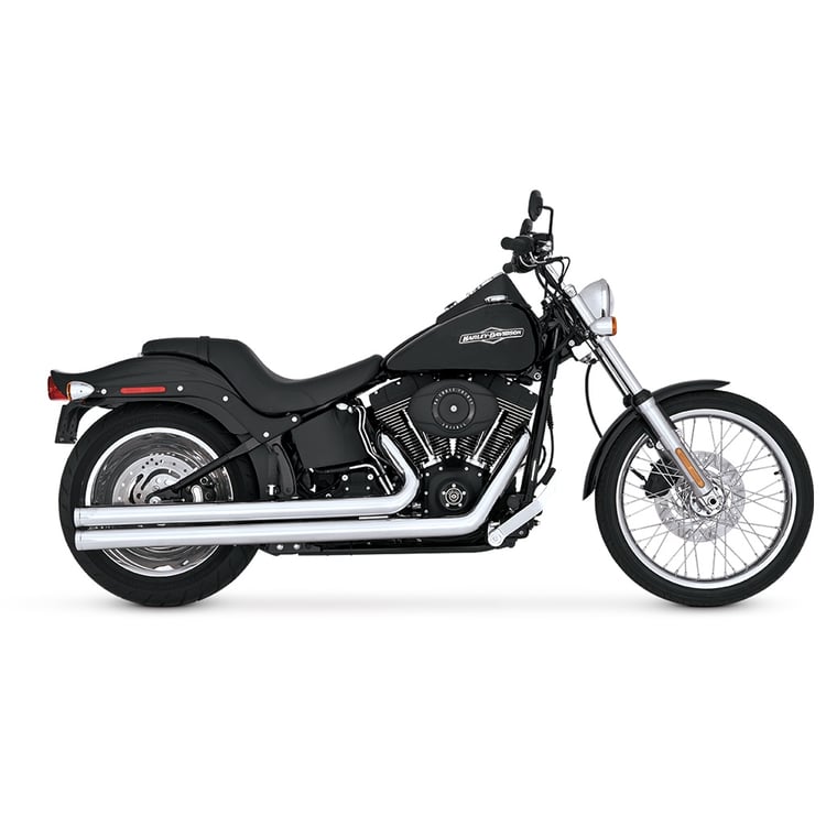 Vance & Hines Bigshot Softail 86-11 Chrome Long Full Exhaust System