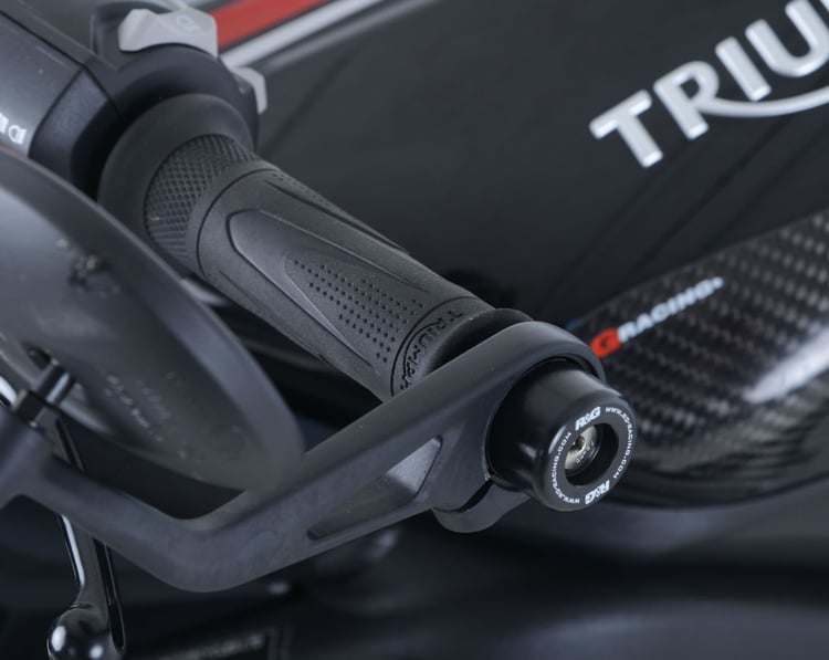 R&G Triumph Bonneville Bobber/Speed Triple RS/Thruxton 1200/R Black Bar End Sliders