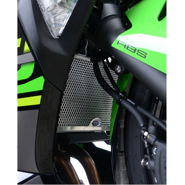 R&G Kawasaki Ninja 400 Black Radiator Guard