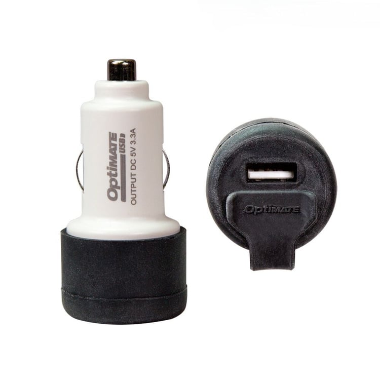 Optimate Auto Plug with 2 USB ports